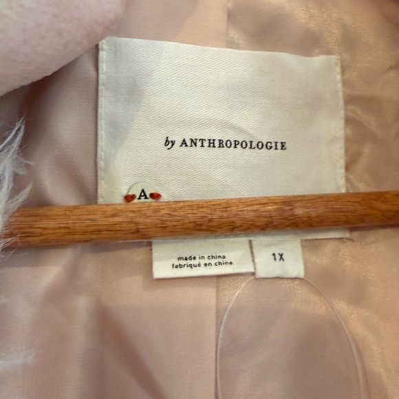 Anthropologie Blush Teddy Jacket - Picture 6 of 8